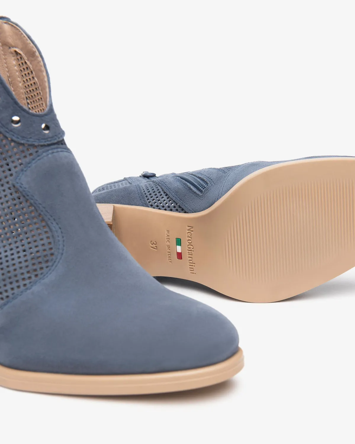 NeroGiardini Botine Dama Piele Intoarsa 35-41