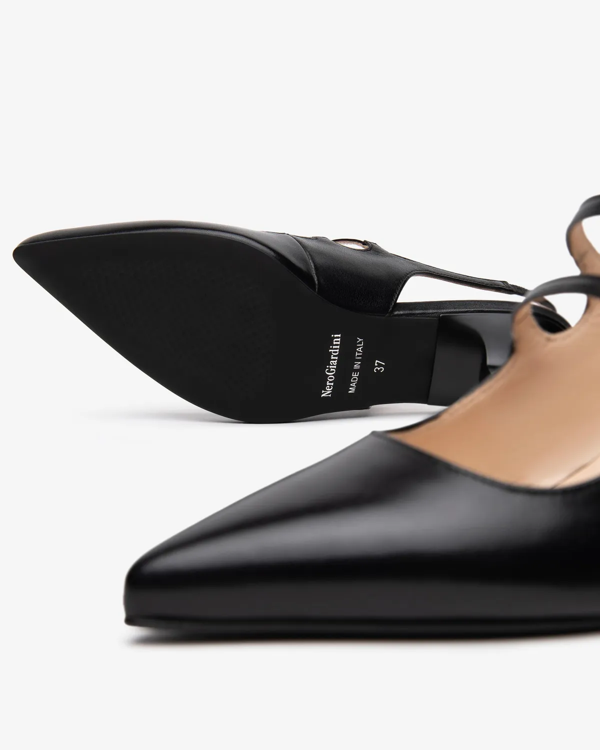 Slingback dama piele NeroGiardini Premium ceremonie