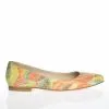 Balerini dama piele naturala Catinca Shoes ST galben mozaic