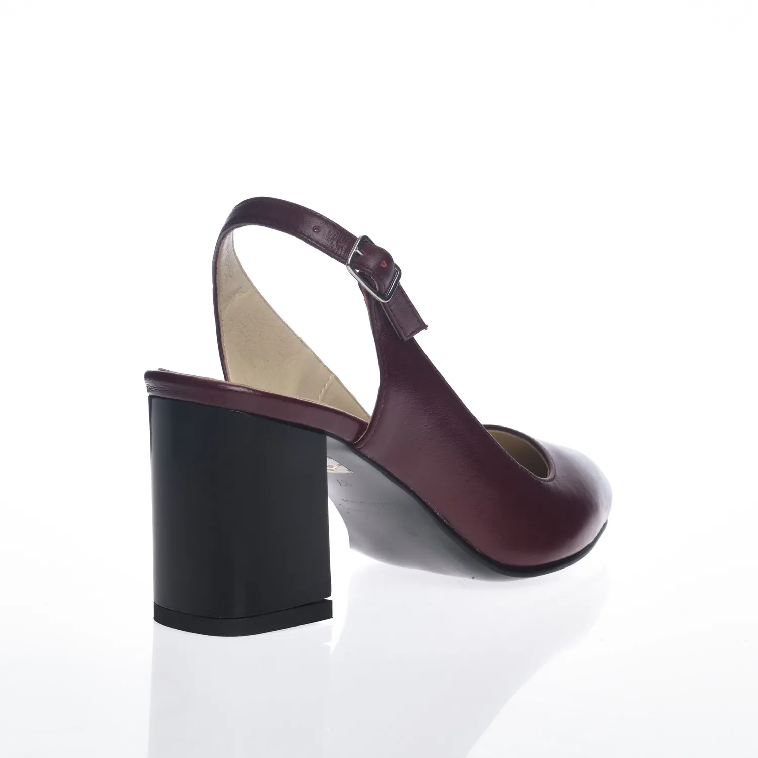 Catinca Shoes V7 BB sandale dama piele naturala bordo