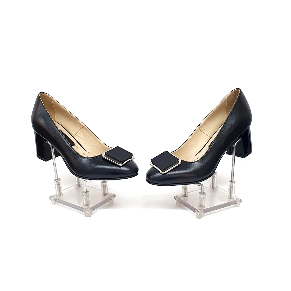 Catinca Shoes A23 NB pantofi dama piele negru box