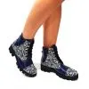 Catinca Shoes BC20 BT bocanci piele bleumarin