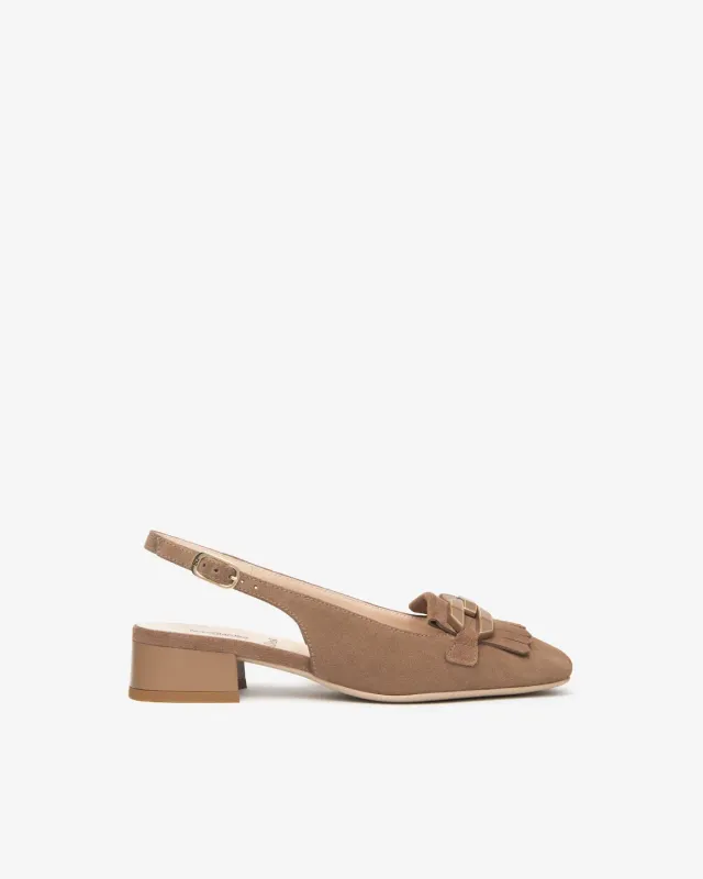 Slingback piele dama NeroGiardini vara