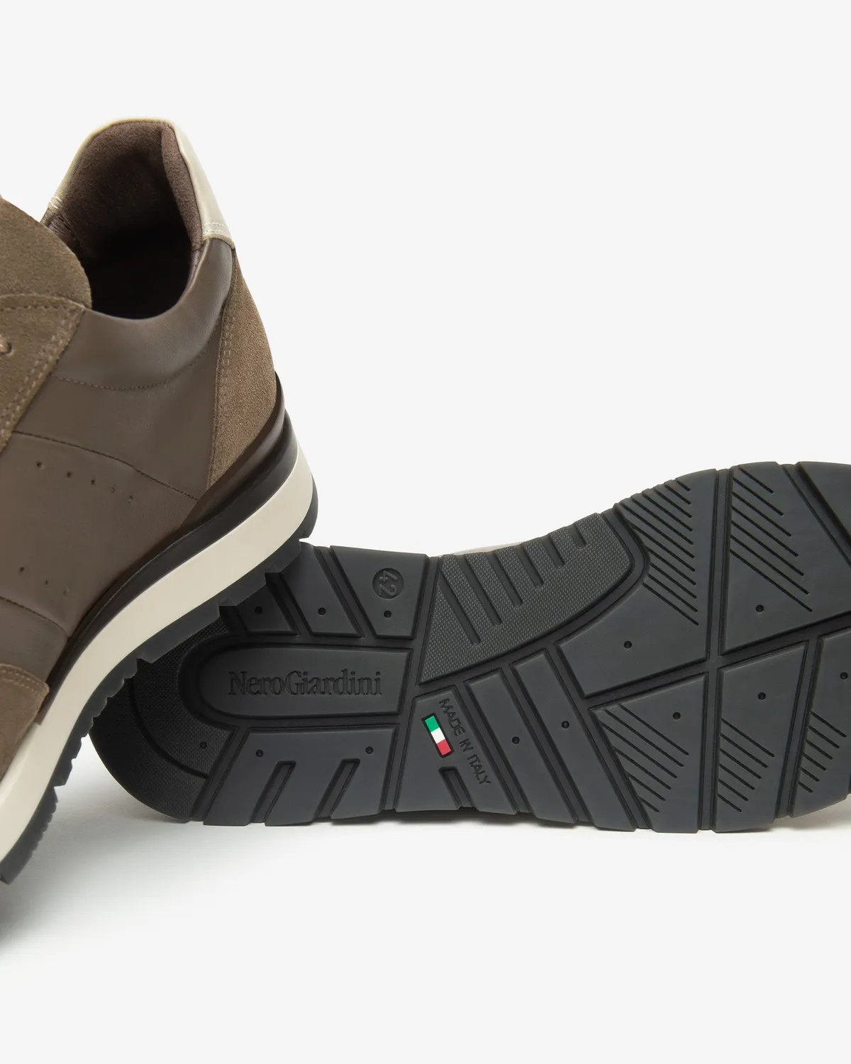 NeroGiardini sneakers barbati piele cu brant memory
