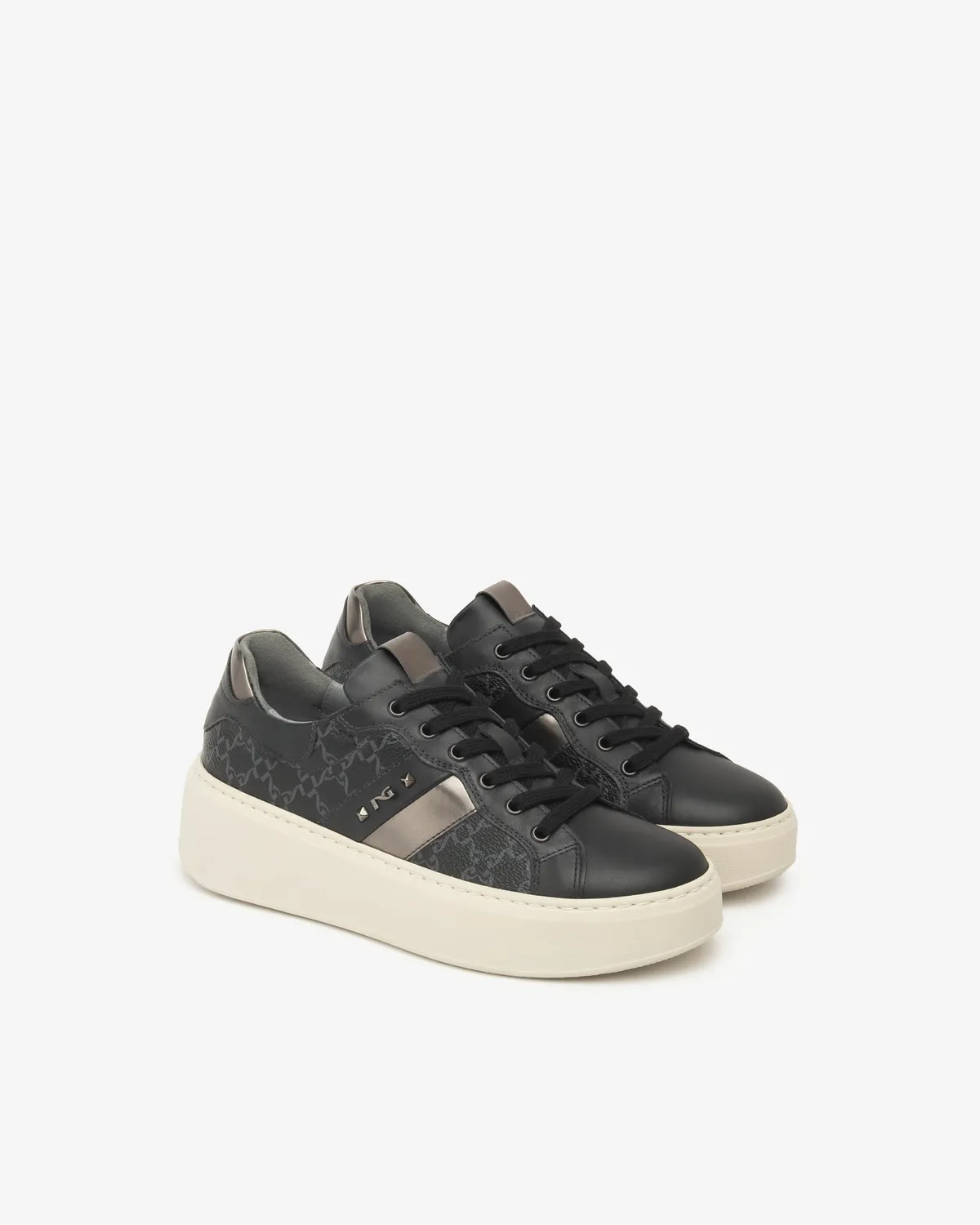 NeroGiardini pantofi sport dama piele Memory