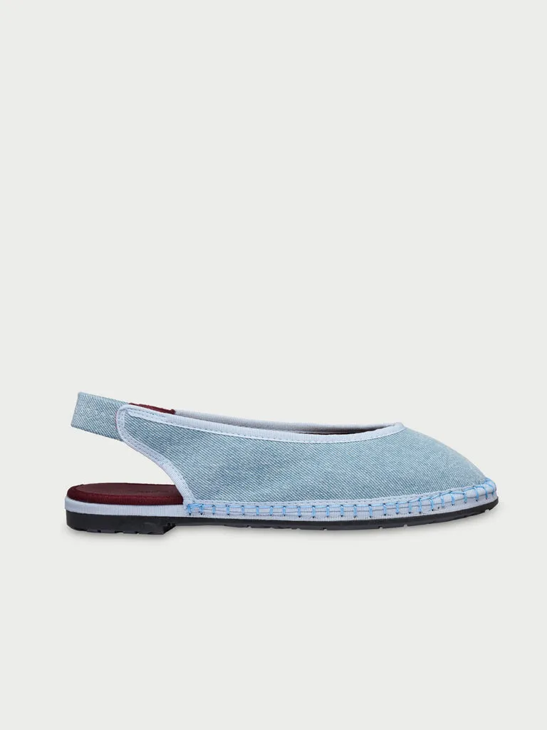 Flagelus Narnia Light Denim Blue papuci denim