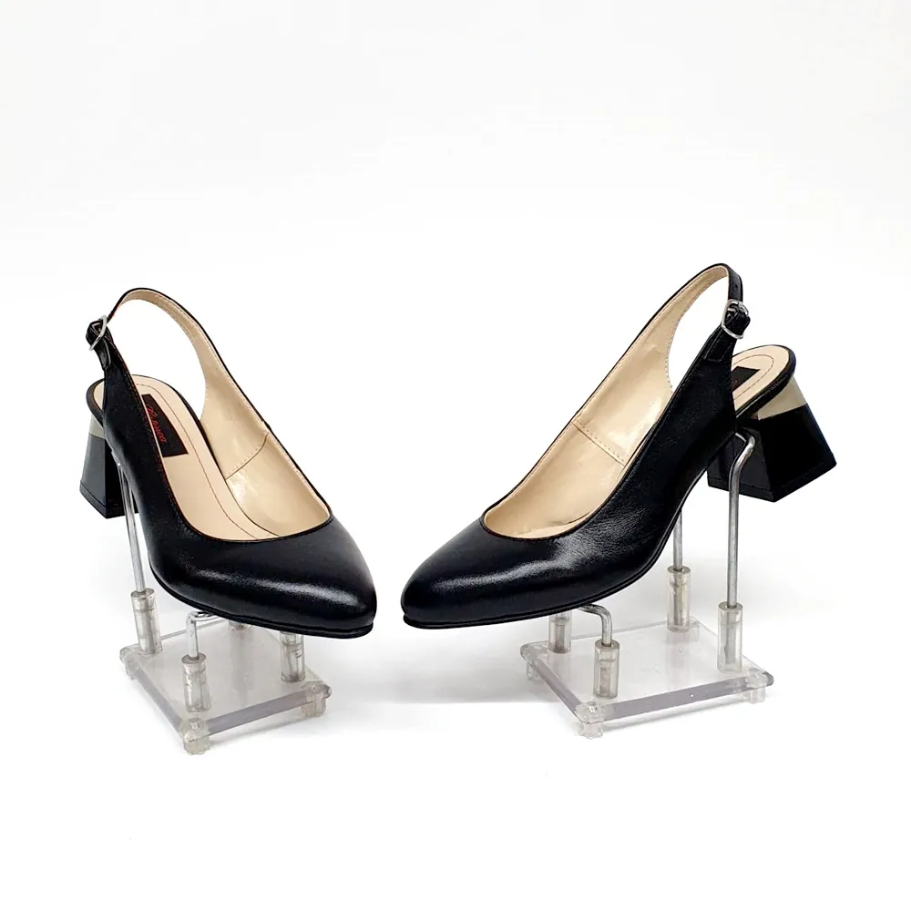 Catinca Shoes D20 NB sandale dama negre piele box