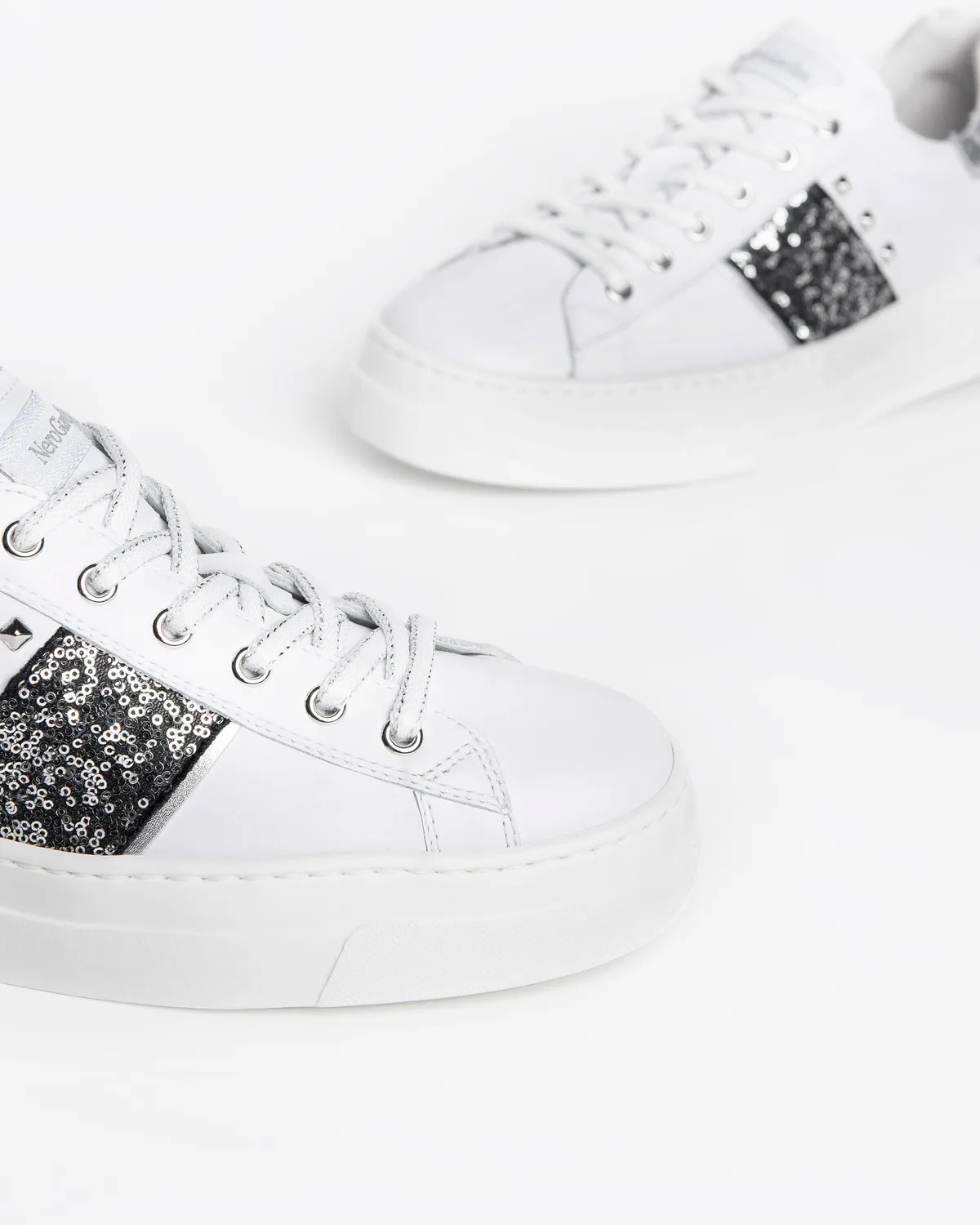 NeroGiardini sneakers piele dama vara cu brant DryGo
