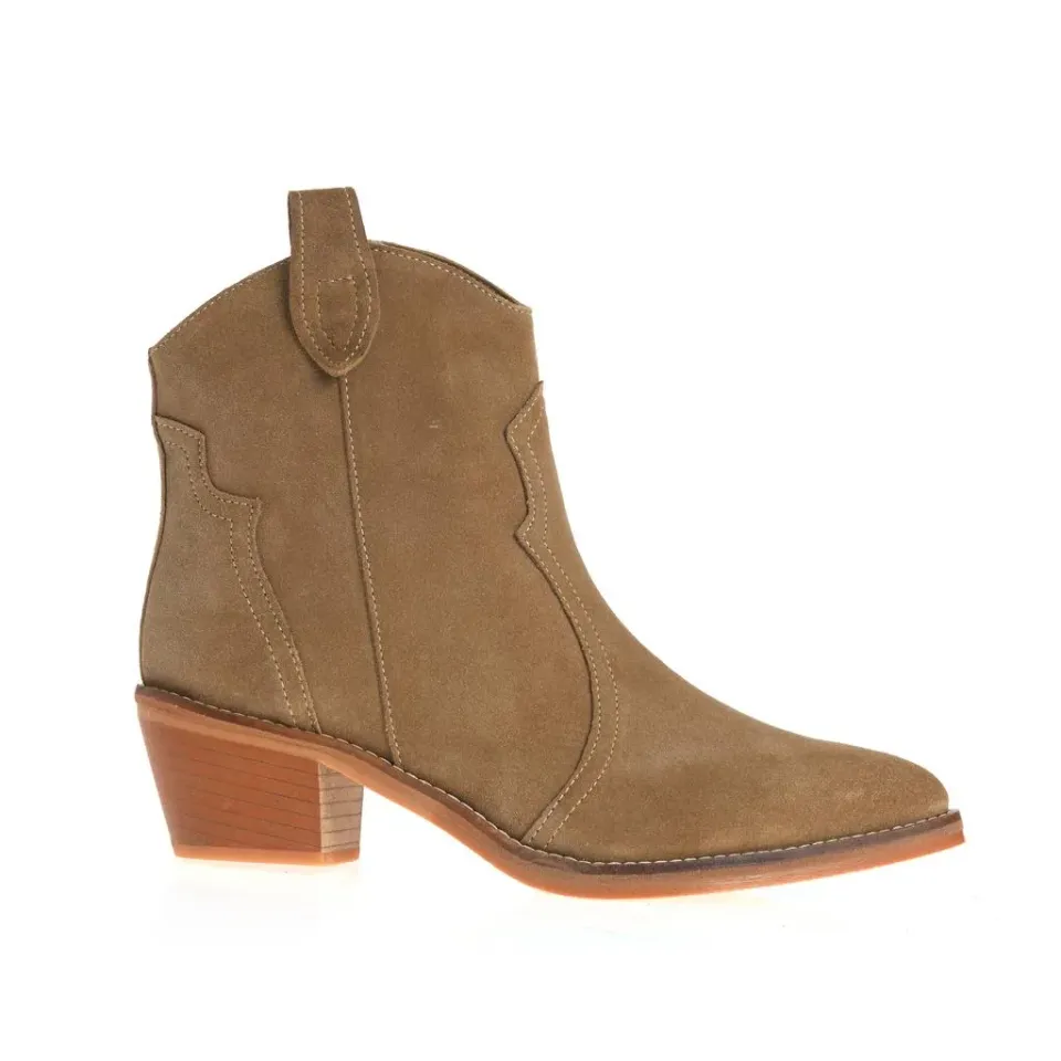 Ana Urbana Shoes Georgiana ciocate maro piele intoarsa