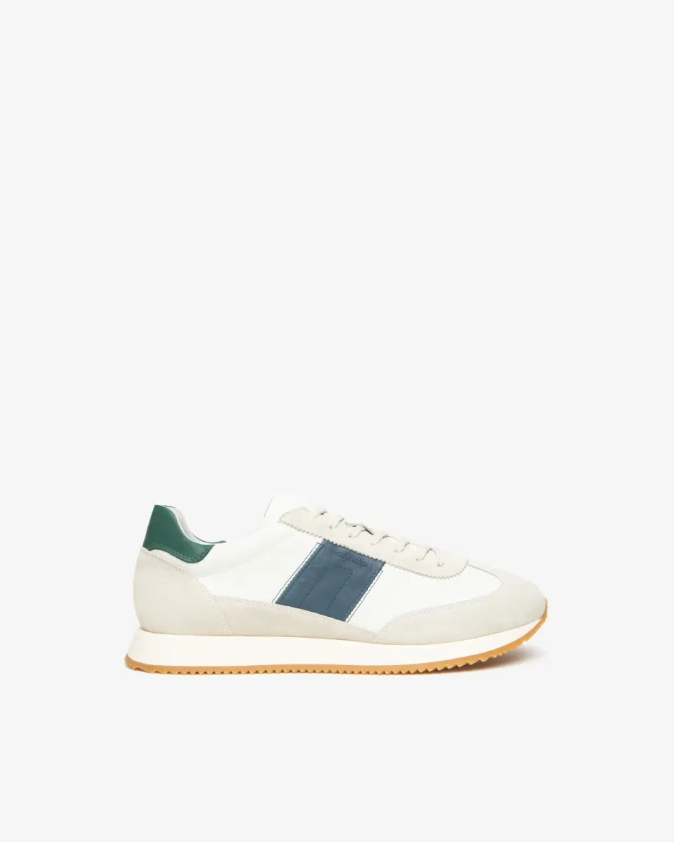 Sneakers barbati NeroGiardini piele si intorsa vara