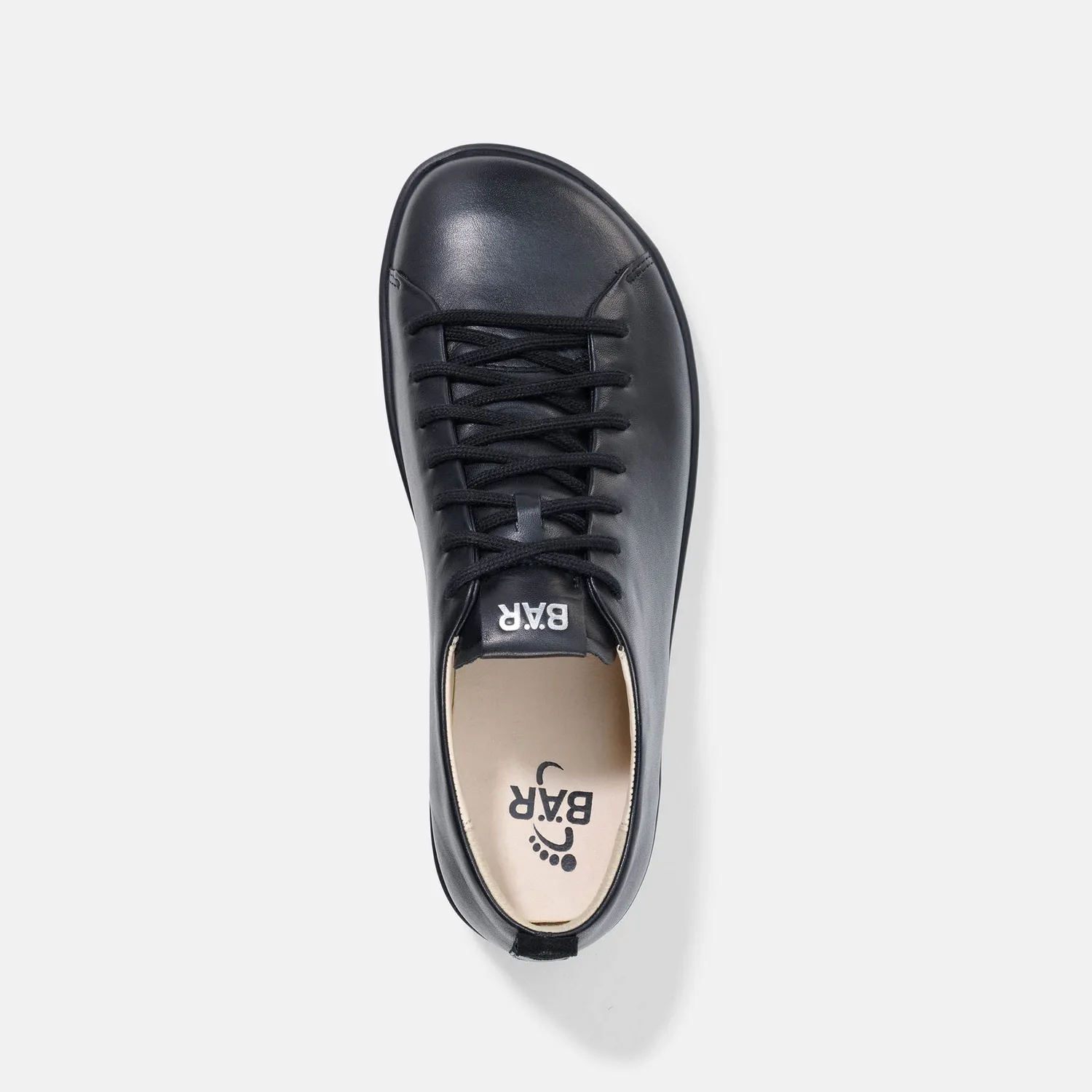 BÄR Lifestyle Dale pantofi piele maro închis 100% libertate degete