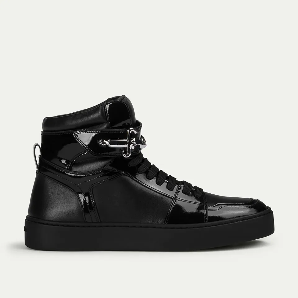Cesare Paciotti Daggerbit High-Top sneakers negri lac