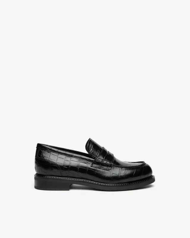 NeroGiardini Mocasini dama piele croco penny 35-41