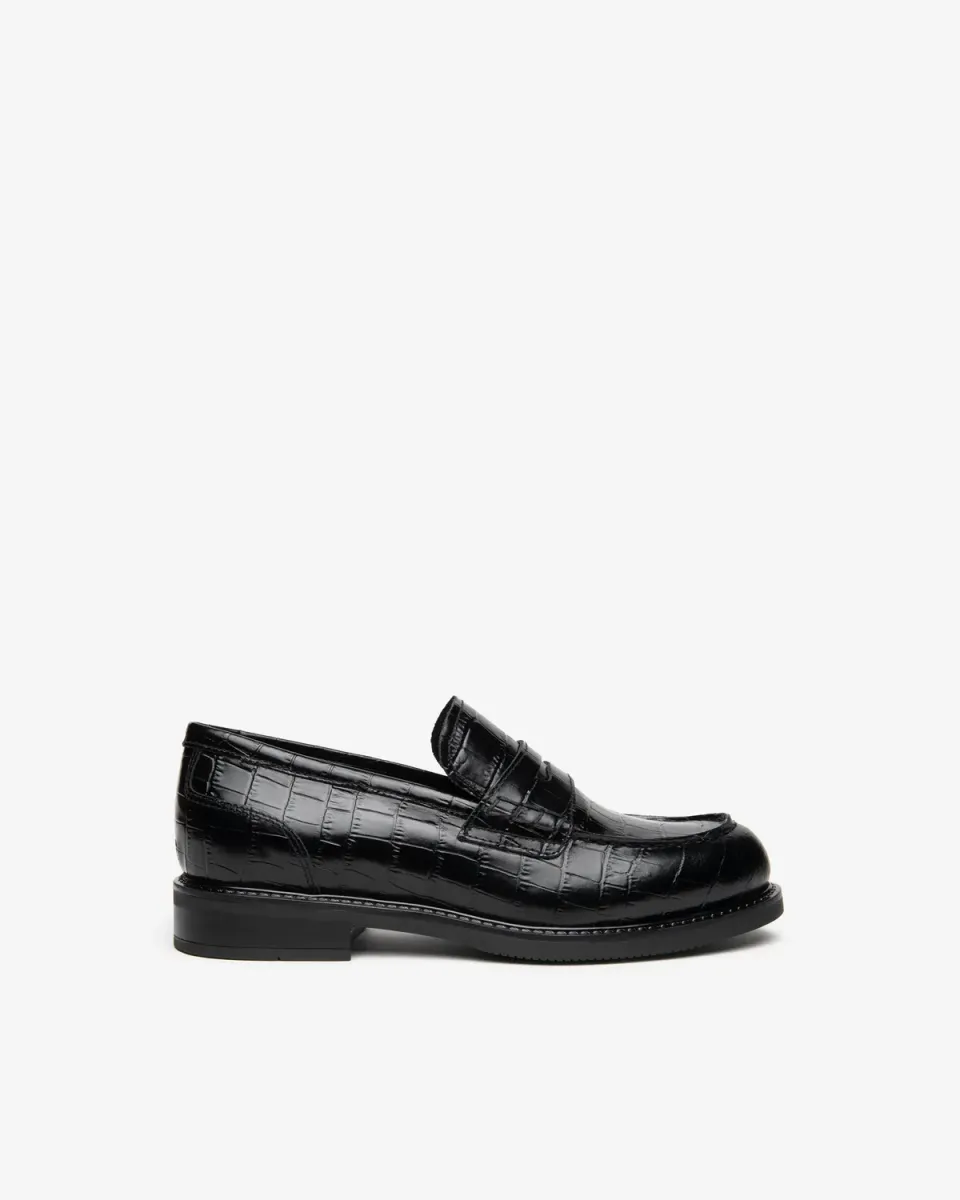NeroGiardini Mocasini dama piele croco penny 35-41
