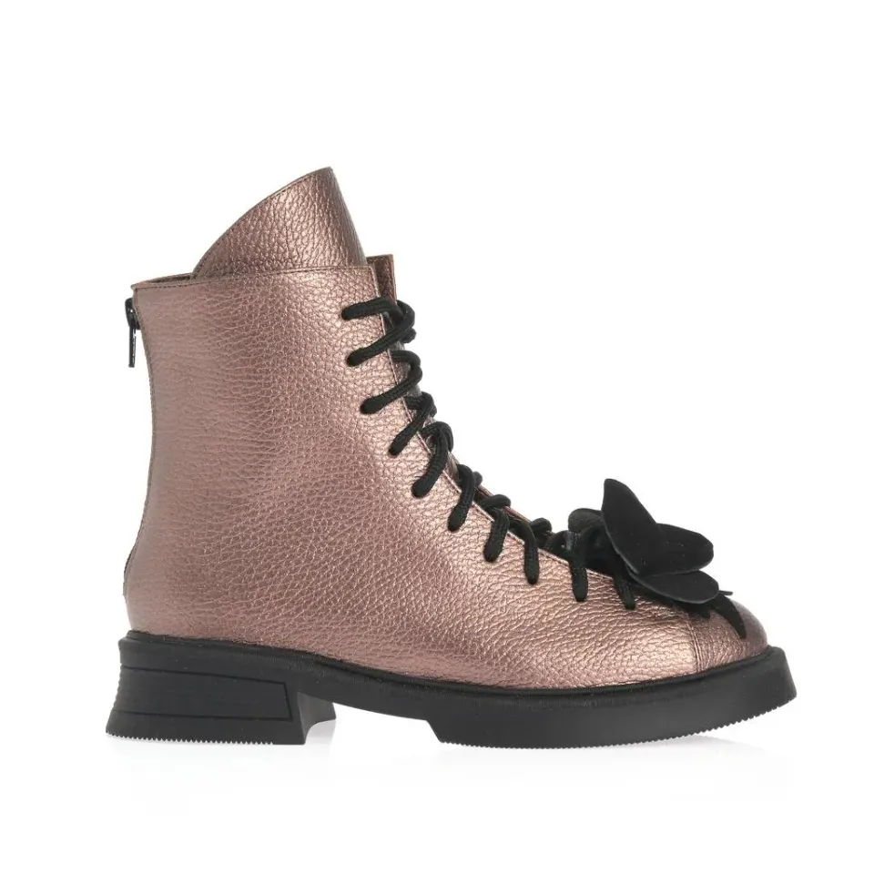 Ana Urbana Shoes Yasmina bocanci aurii metalizați