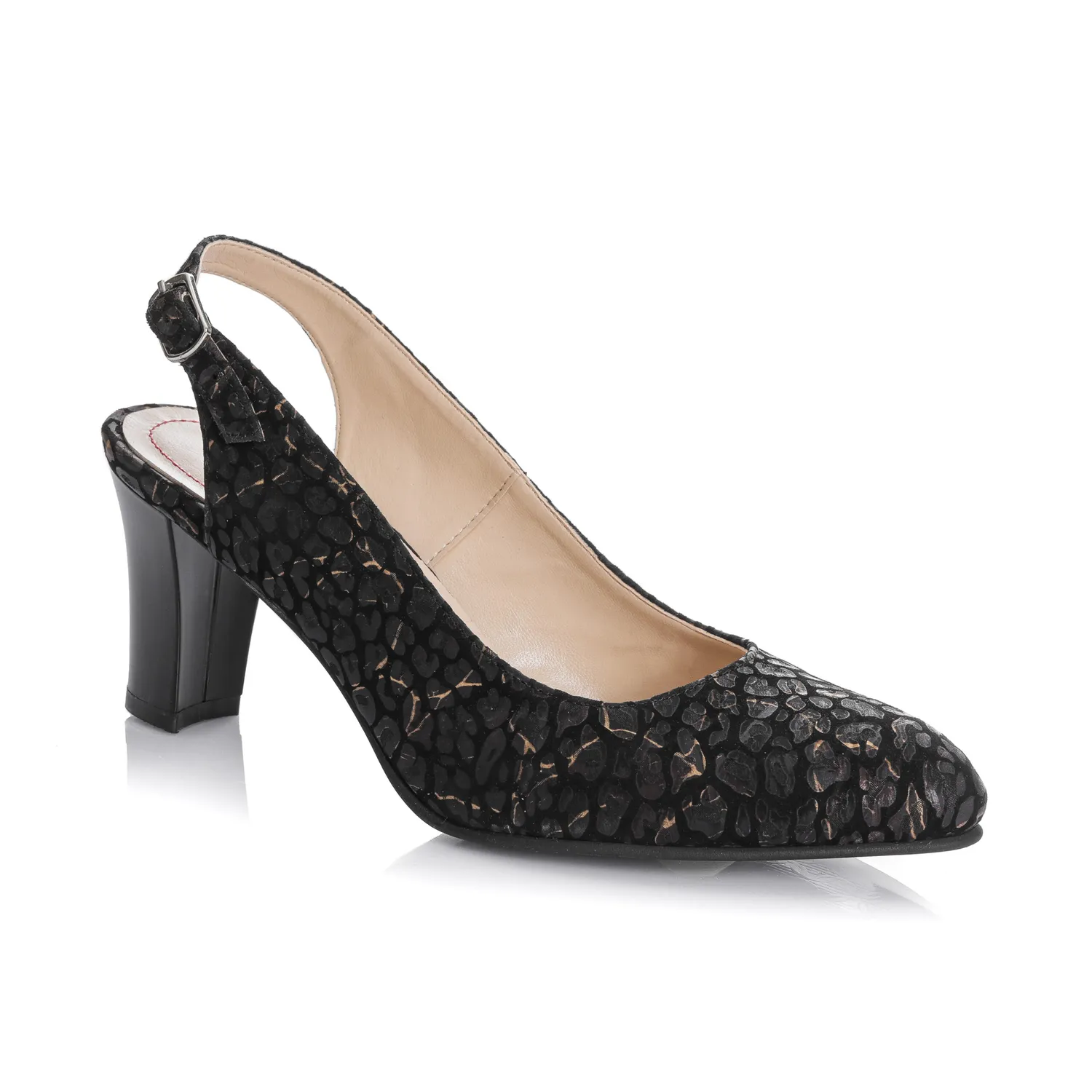 Catinca Shoes D20 NPFA sandale dama piele negru-auriu