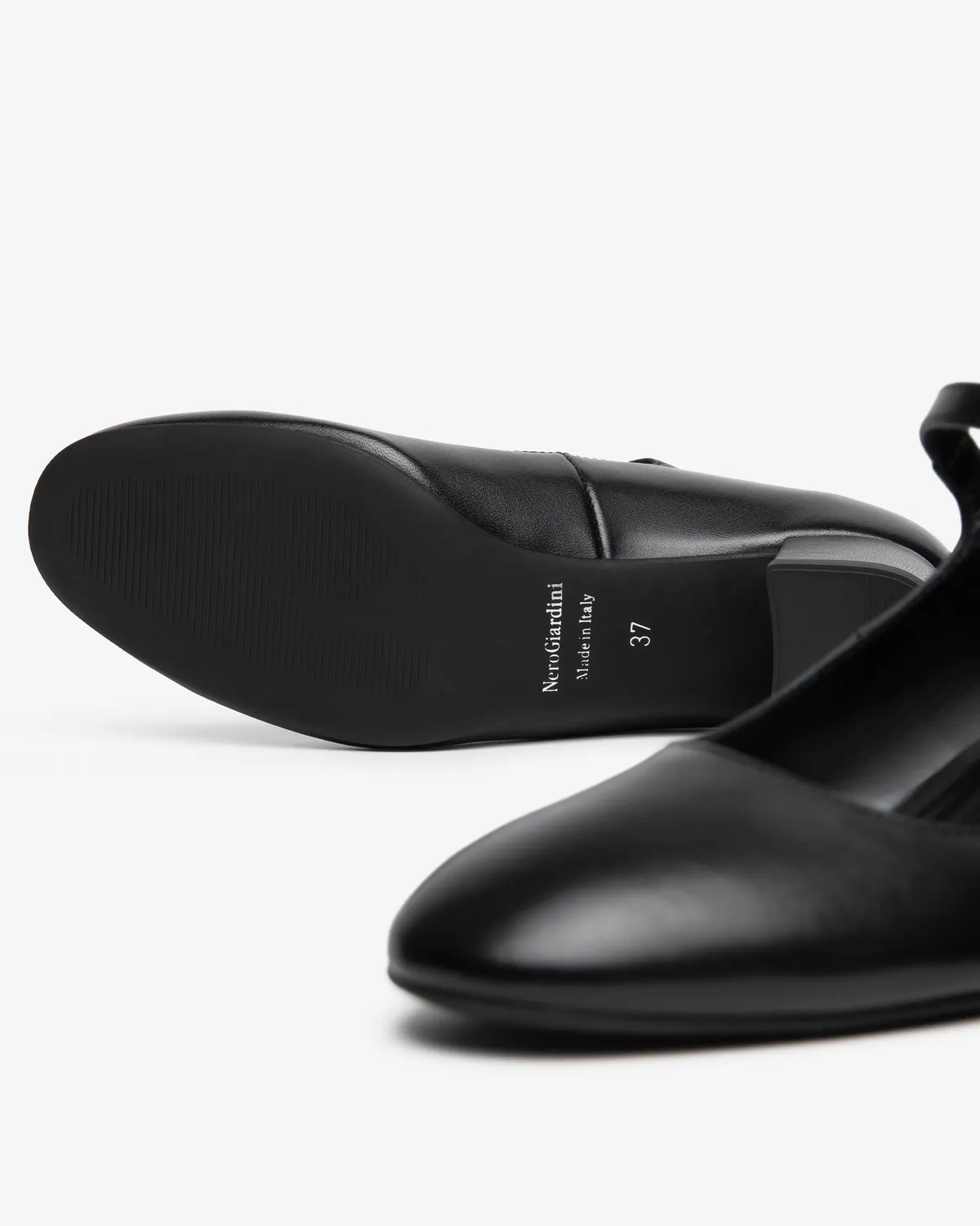 NeroGiardini pantofi Mary Jane piele toc 5 cm