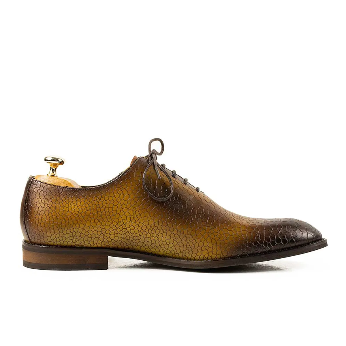Lucas Shoes Elegant 715 pantofi muștar piele naturală