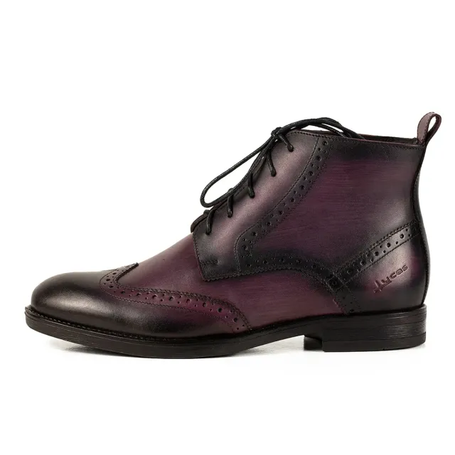 Lucas Ghete 850 bordeaux ghete piele iarna