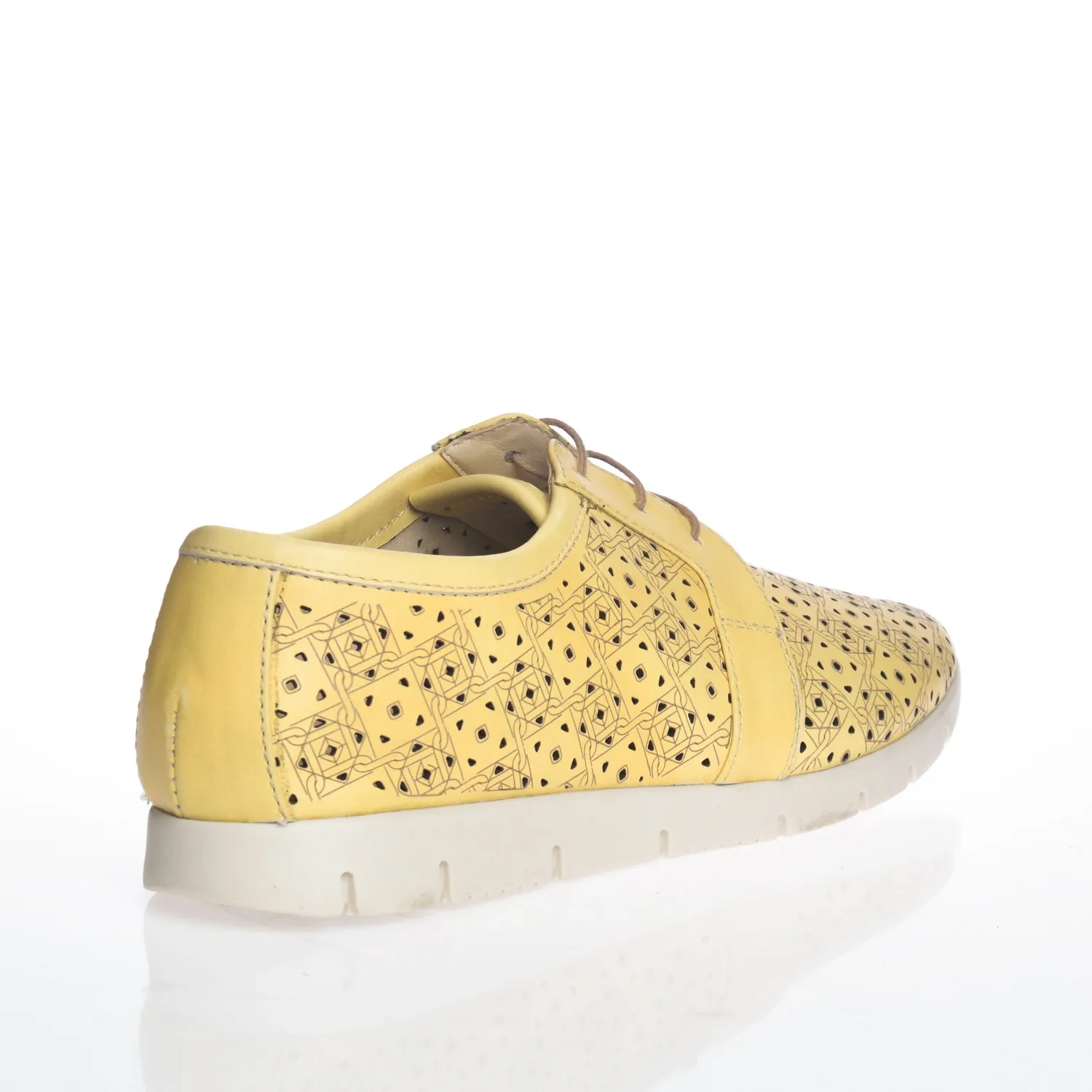 Catinca Shoes D7 G pantofi dama piele galben