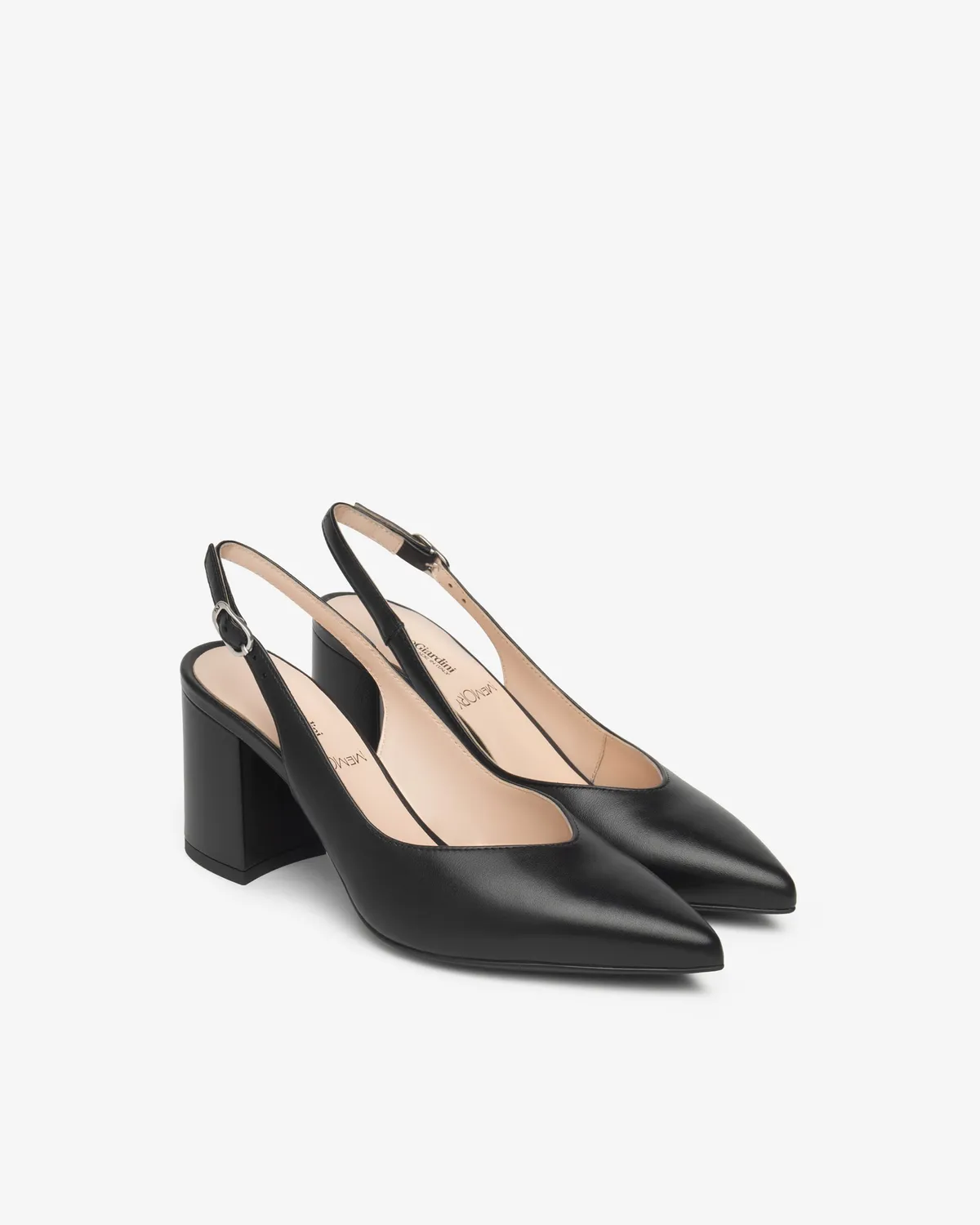 NeroGiardini slingback damă piele naturală cu bareta