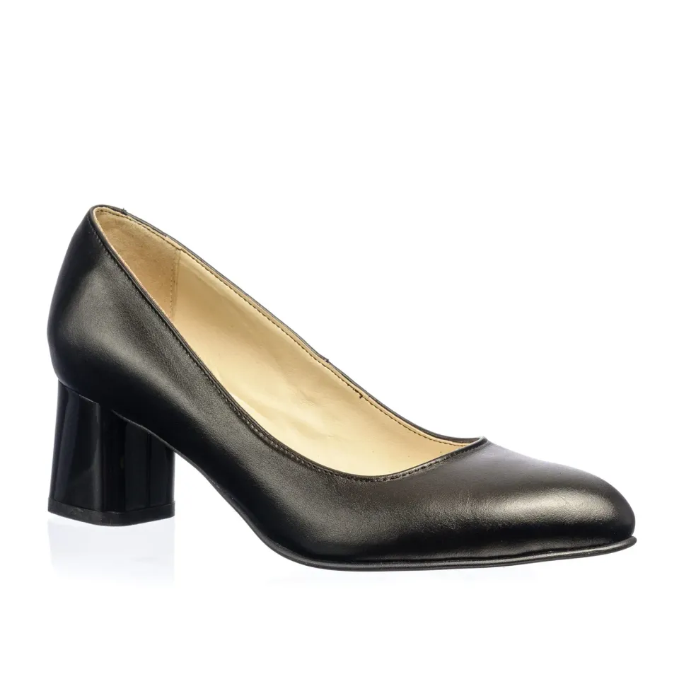 Catinca Shoes A2 N pantofi piele naturala negru