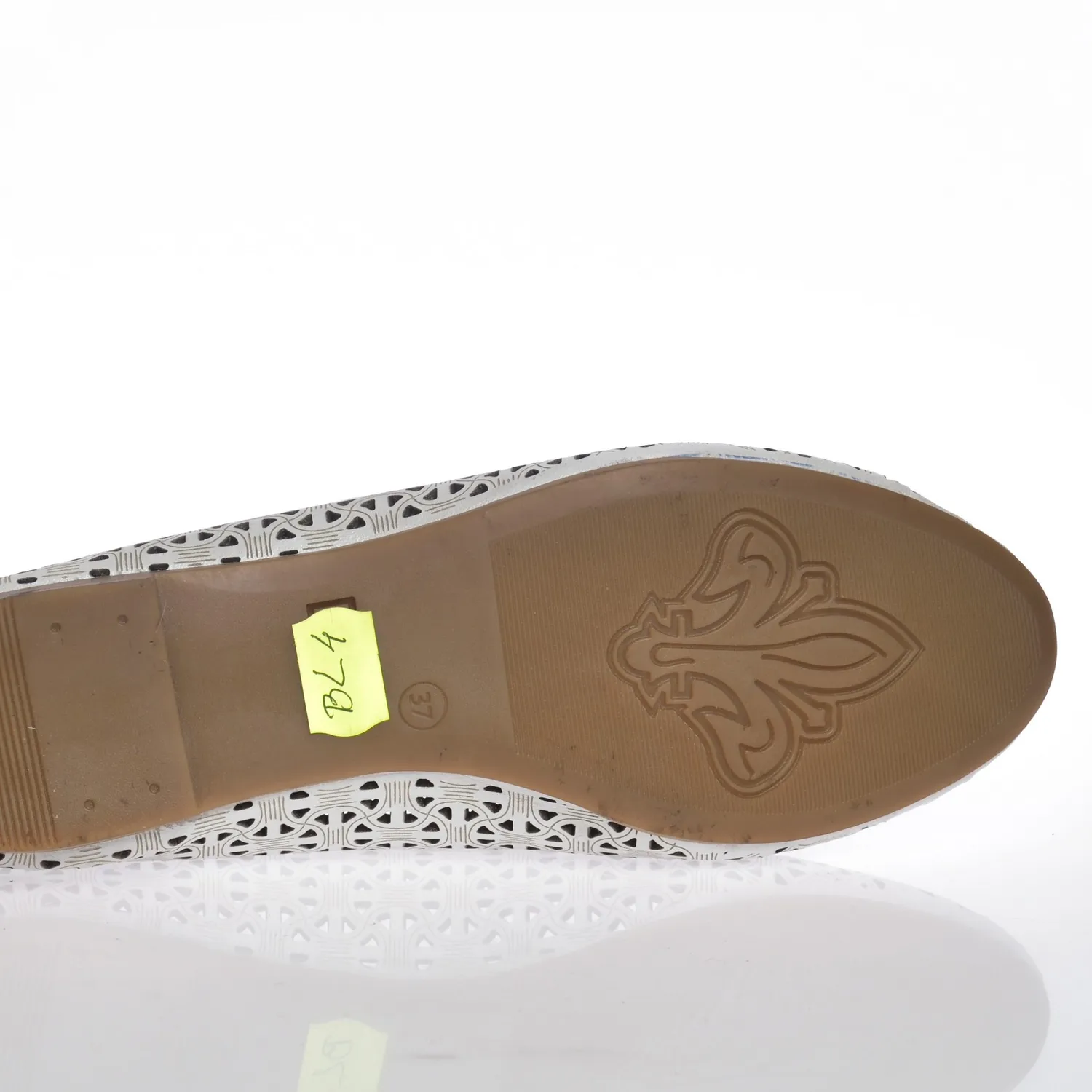 Catinca Shoes BL 4 A balerini dama piele naturala albi