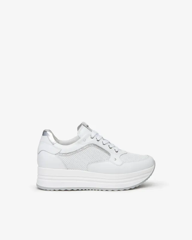 NeroGiardini sneakers piele dama cu brant DryGo