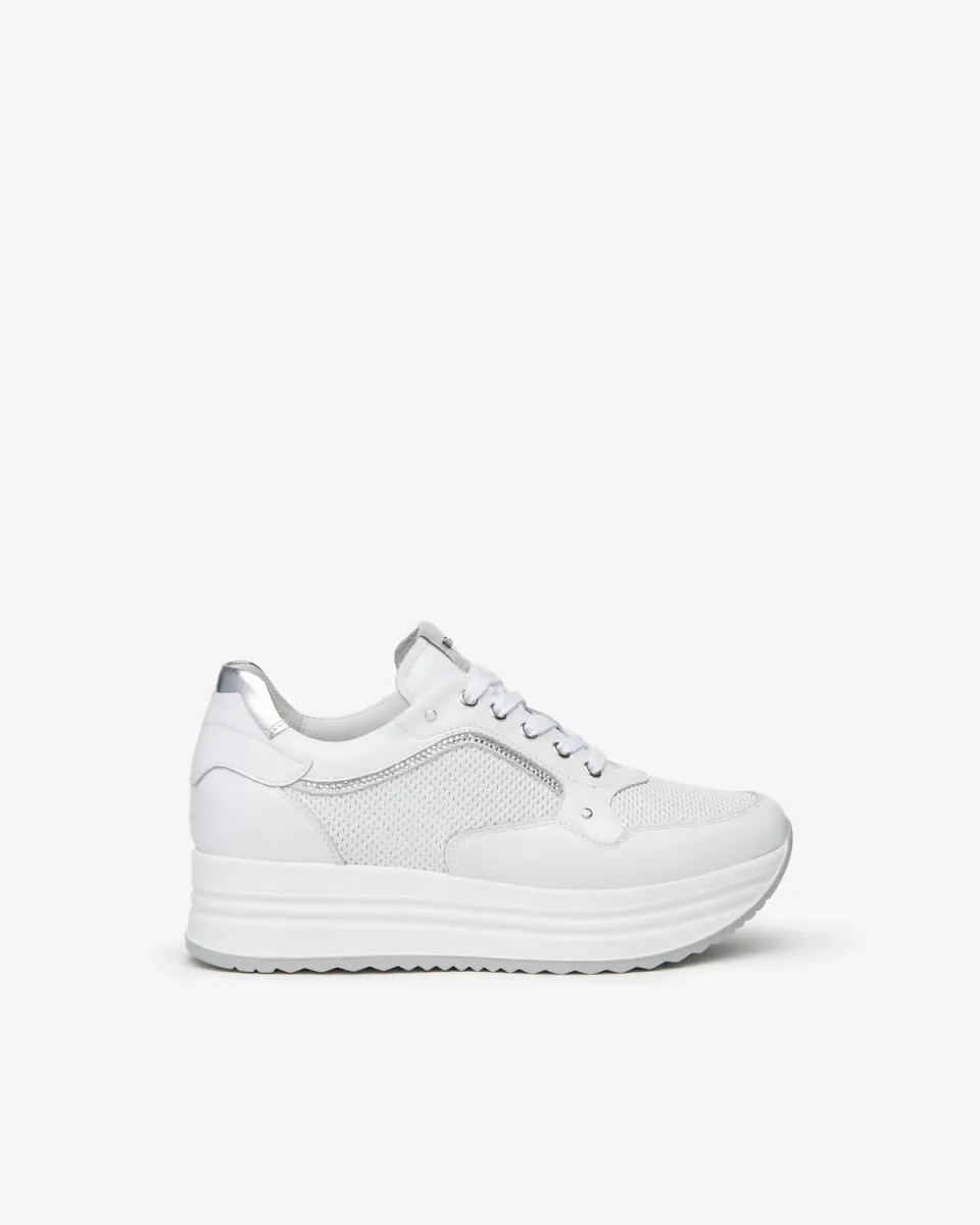 NeroGiardini sneakers piele dama cu brant DryGo