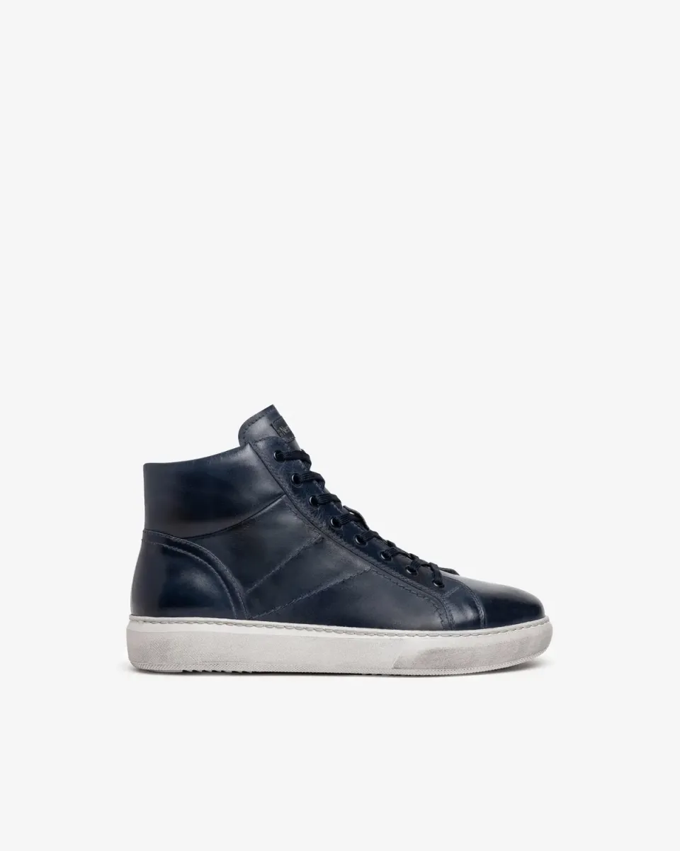 NeroGiardini sneakers piele barbati inalti toamna