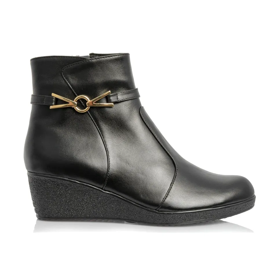 Catinca Shoes O54 NB ghete piele negru box