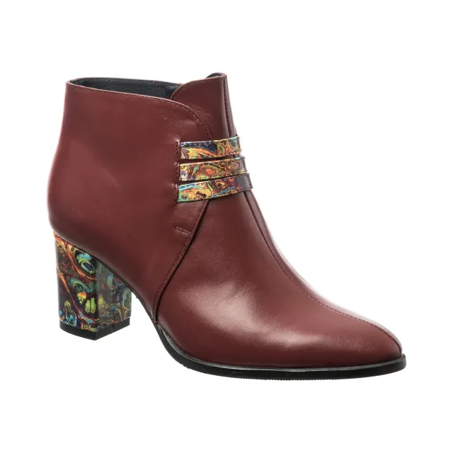 Catinca Shoes GX45 BBP ghete dama bordo piele naturala