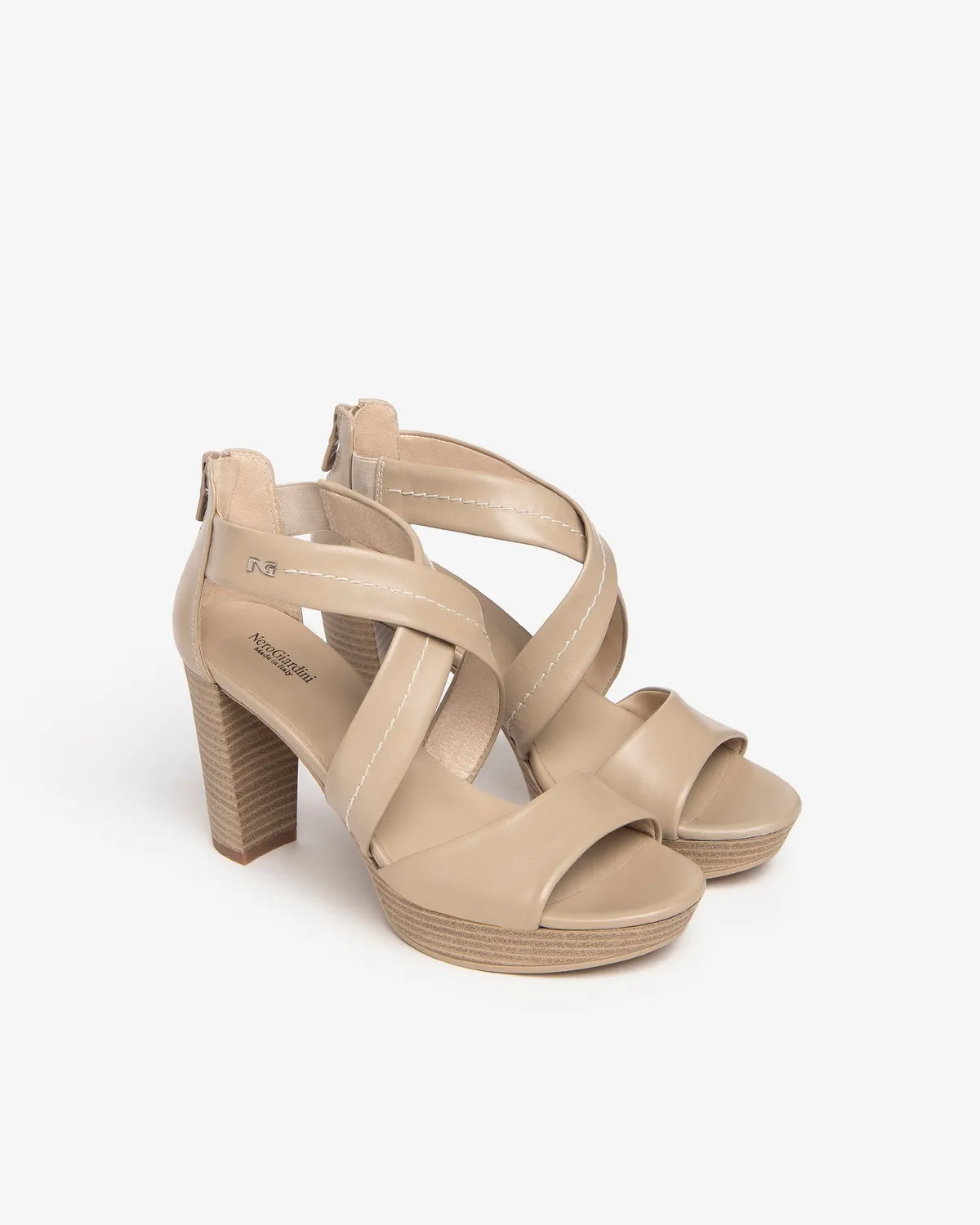 NeroGiardini sandale dama piele design indraznet