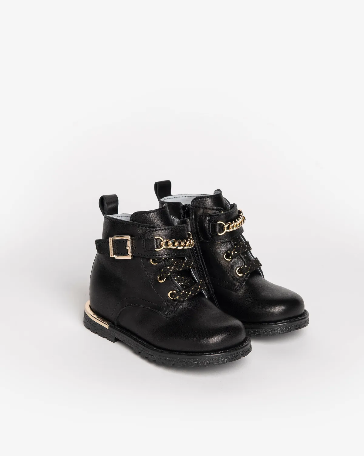 Ghete piele fete NeroGiardini Baby cu DryGo maro