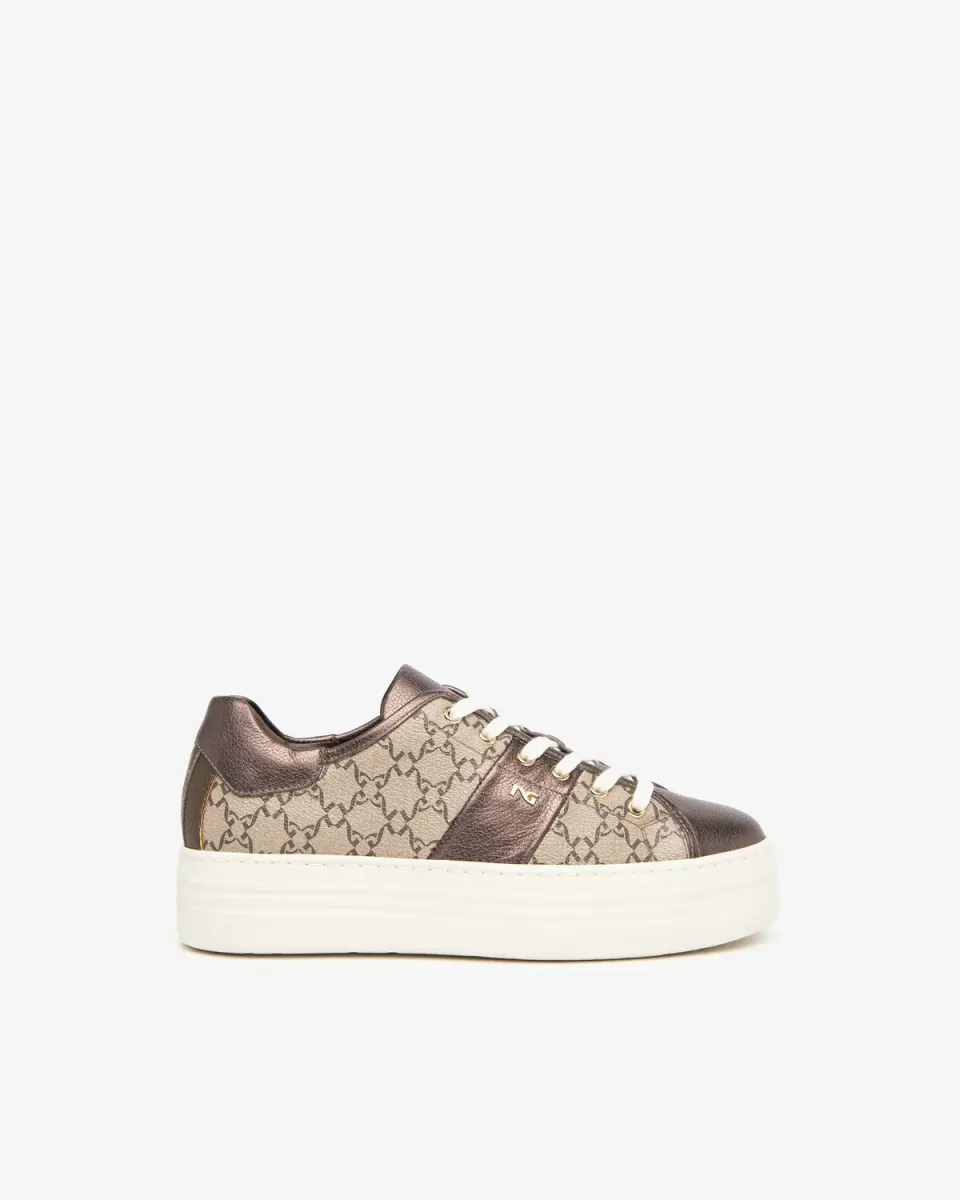 NeroGiardini sneakers dama piele cu tesatura tehnica