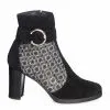 Catinca Shoes GX25 NAF ghete dama negre piele naturala