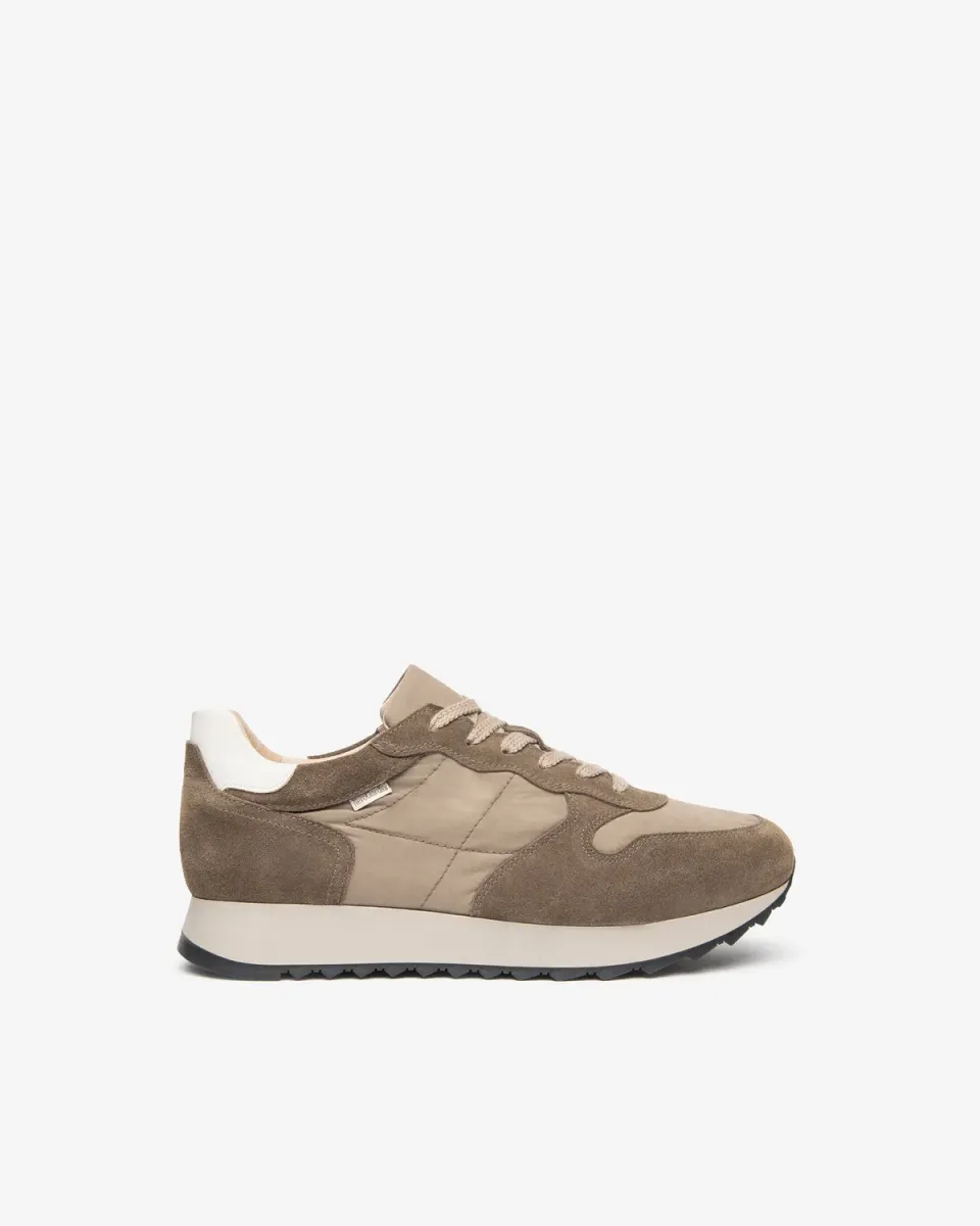 NeroGiardini sneakers barbati piele intoarsa panza