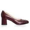 Catinca Shoes 03 BBC pantofi dama bordo croco piele