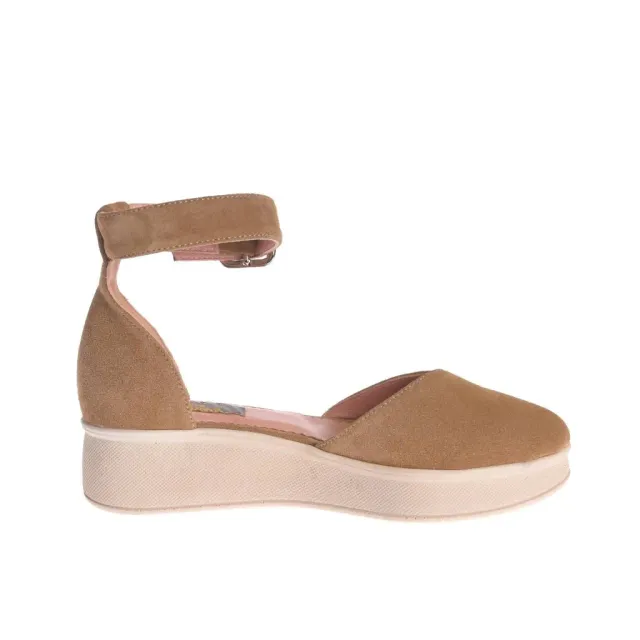 Ana Urbana Shoes New Orleans sandale maro platforma