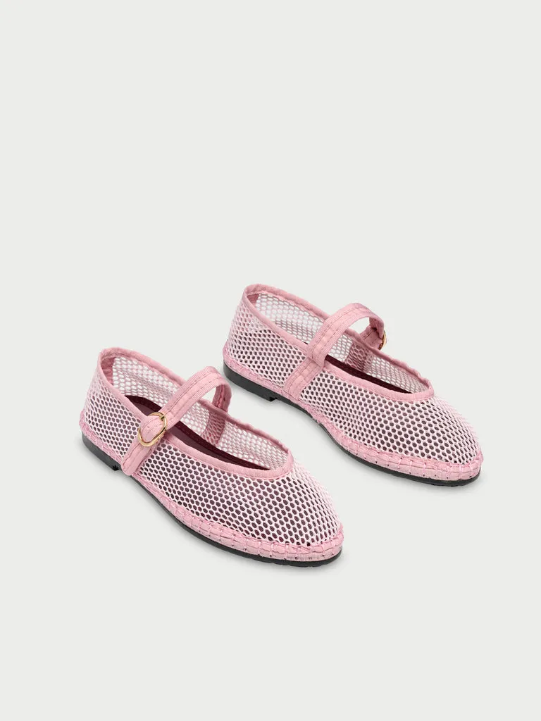 Flagelus Isabella Pastel Pink balerini plasa roz