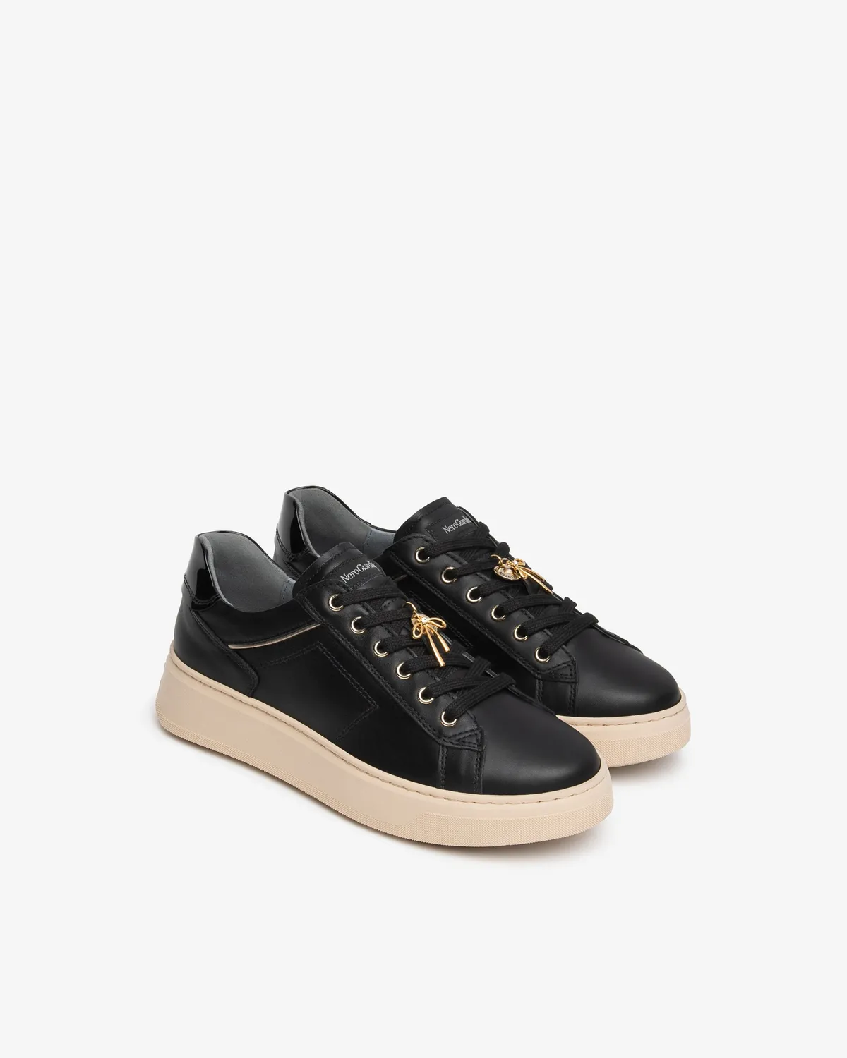 Sneakers piele dama NeroGiardini platforma 40mm