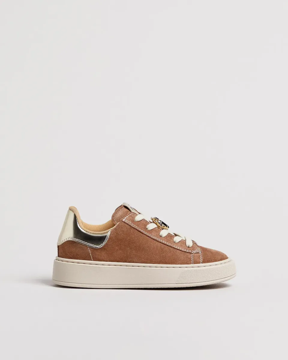 NeroGiardini sneakers fete piele intoarsa usoare