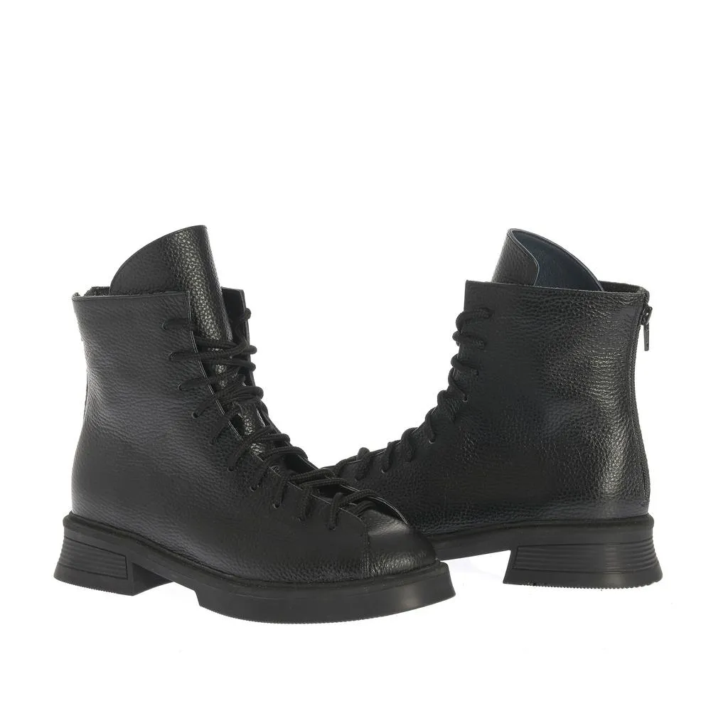 Ana Urbana Shoes Rosemarie bocanci negri piele naturala