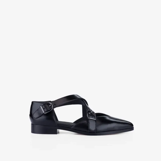 Cecilia Bringheli Croce sandale piele negru barete