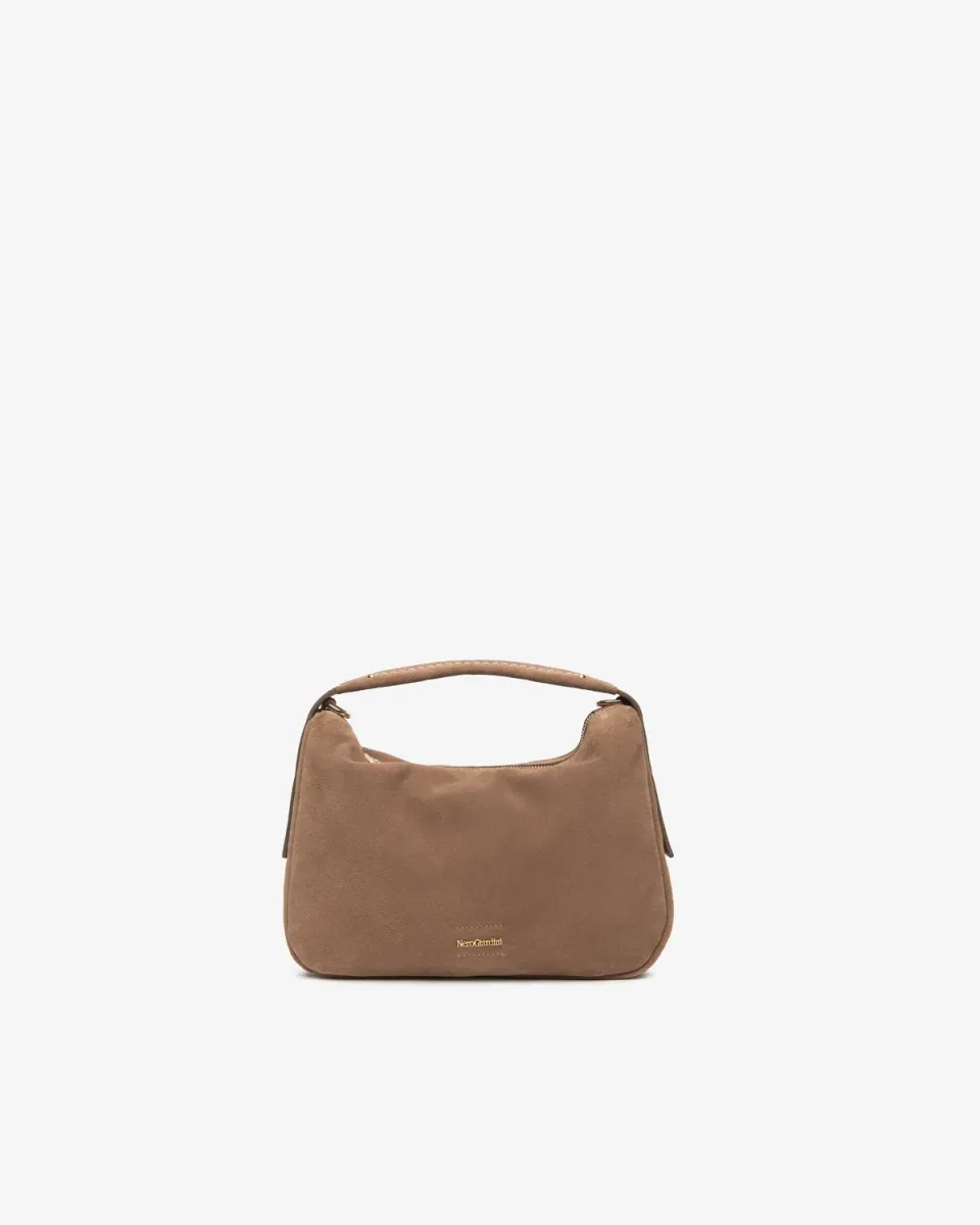 NeroGiardini geanta hobo dama piele intoarsa
