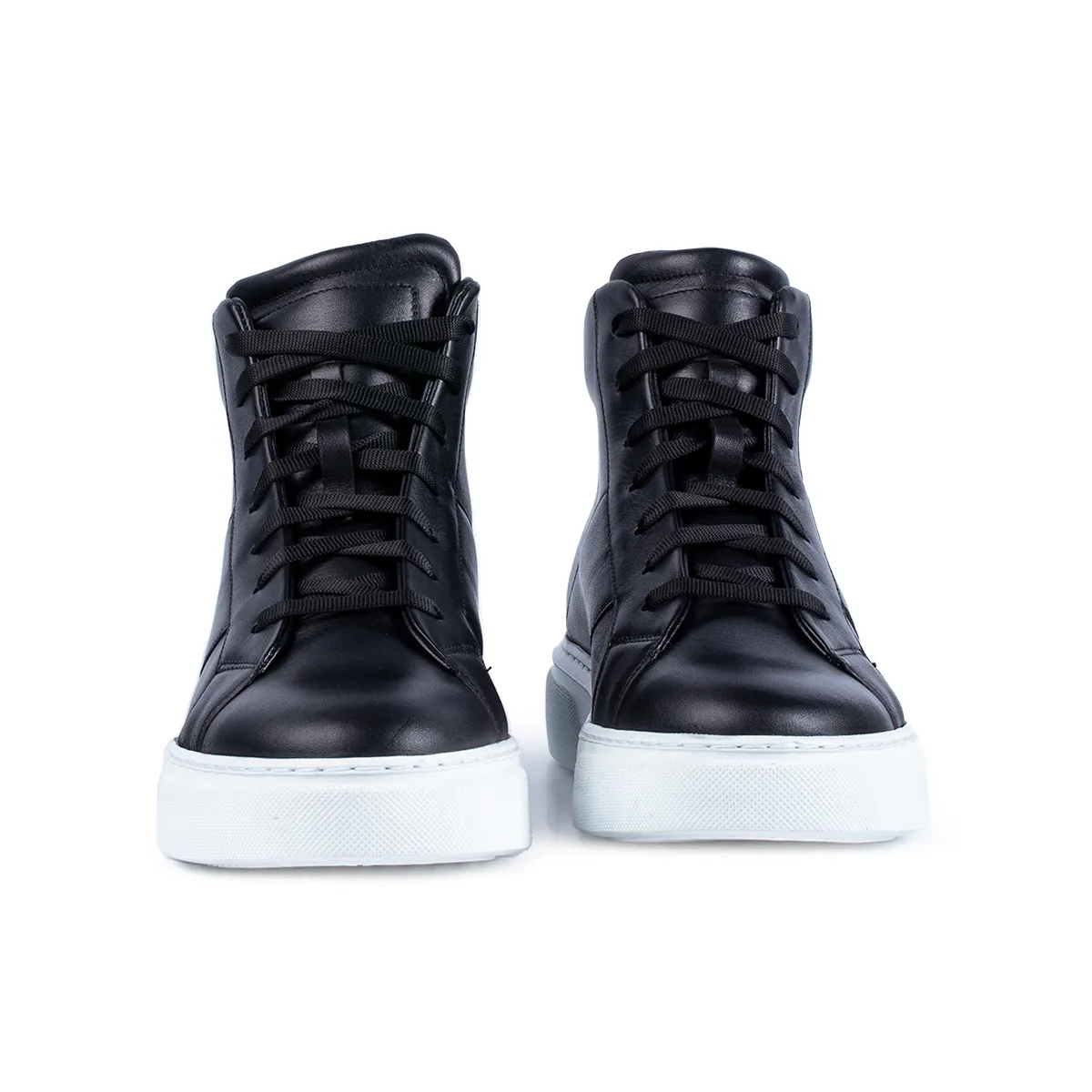 Lucas Shoes 855 ghete barbati negru piele naturala