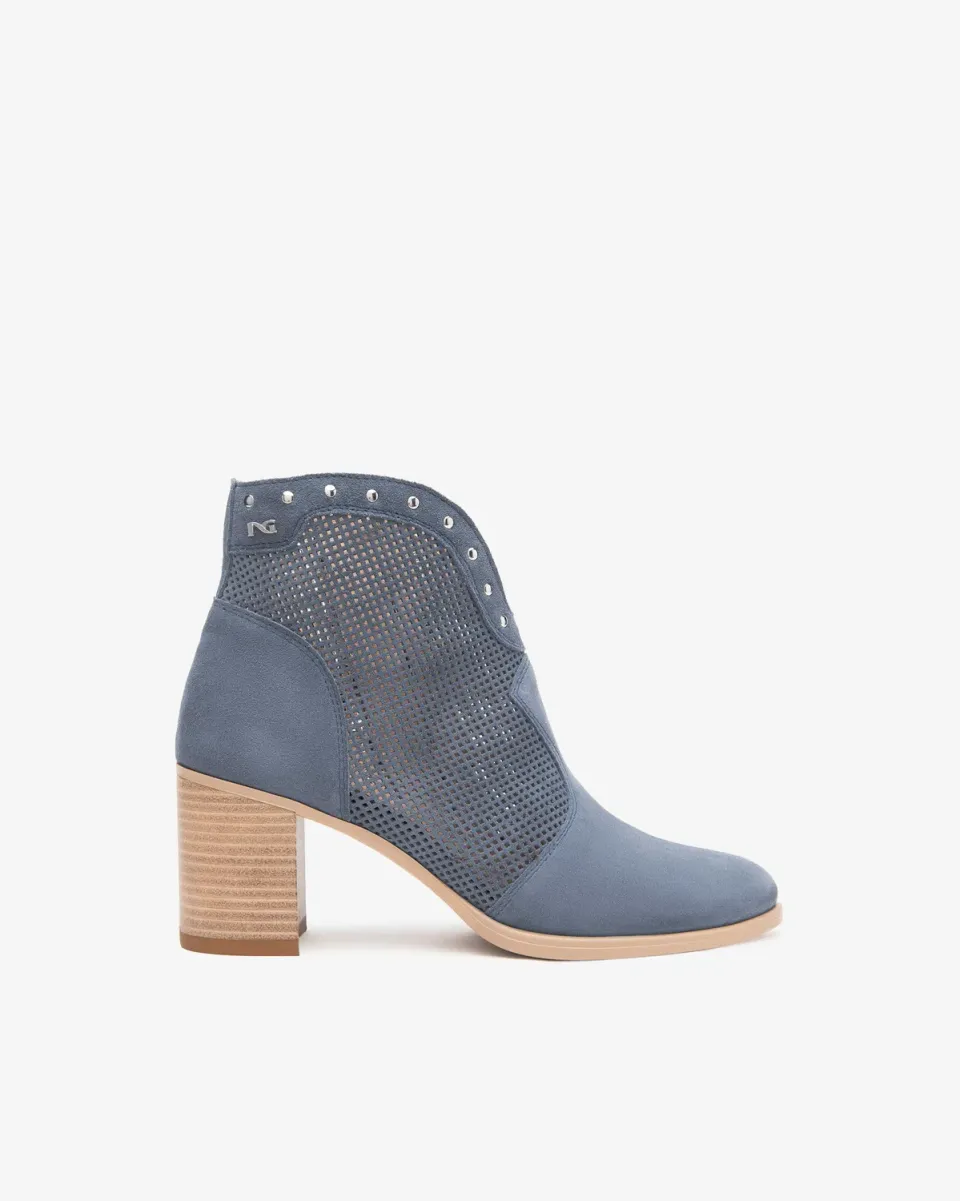 NeroGiardini Botine Dama Piele Intoarsa 35-41