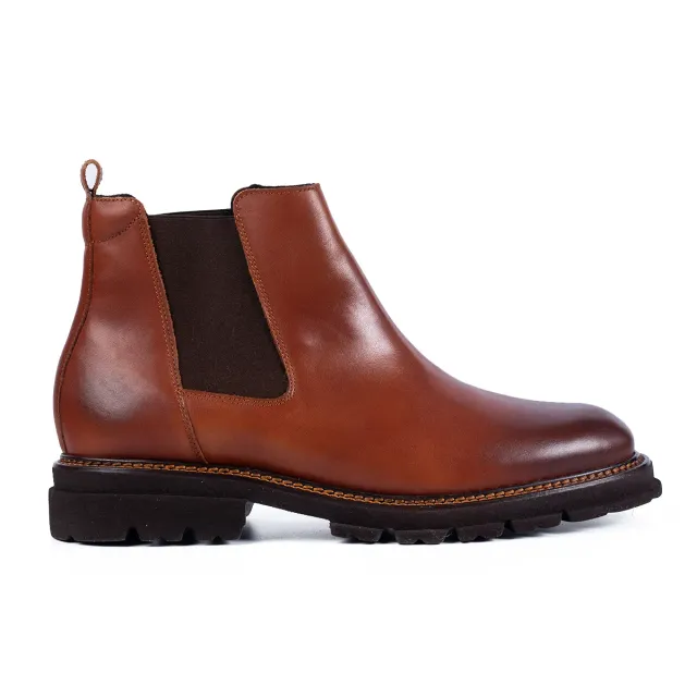 Lucas Shoes Chelsea Coniac ghete barbati piele