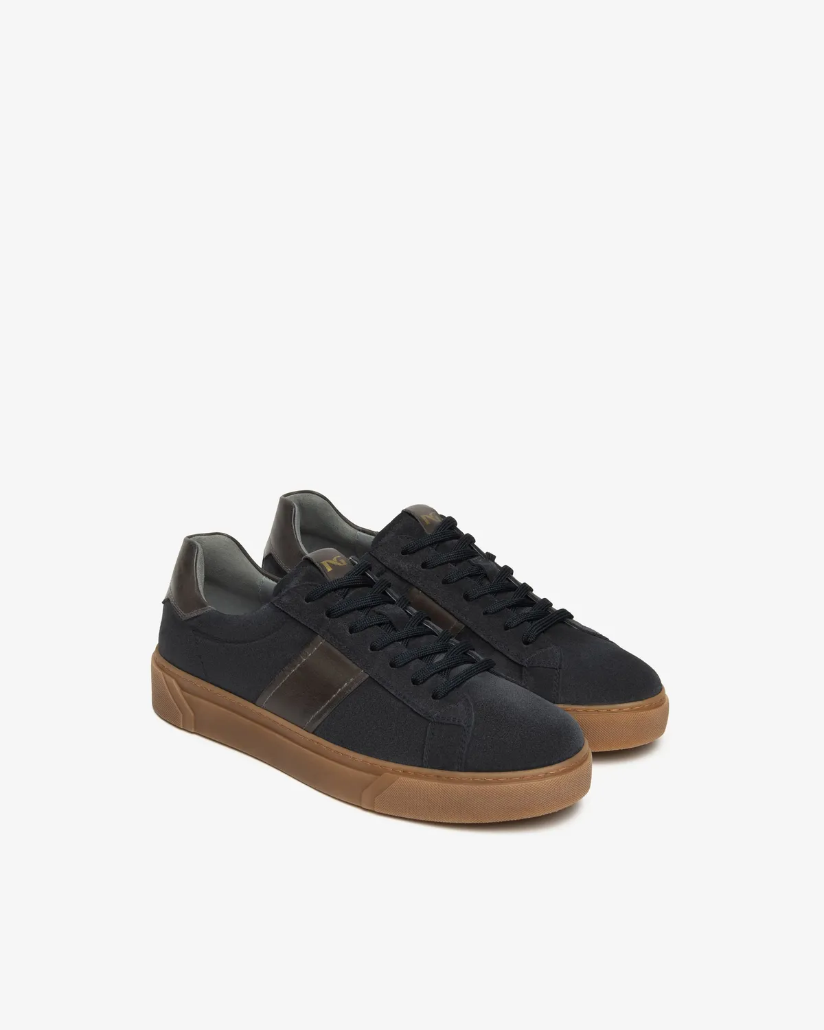 NeroGiardini sneakers piele și piele întoarsă bărbați