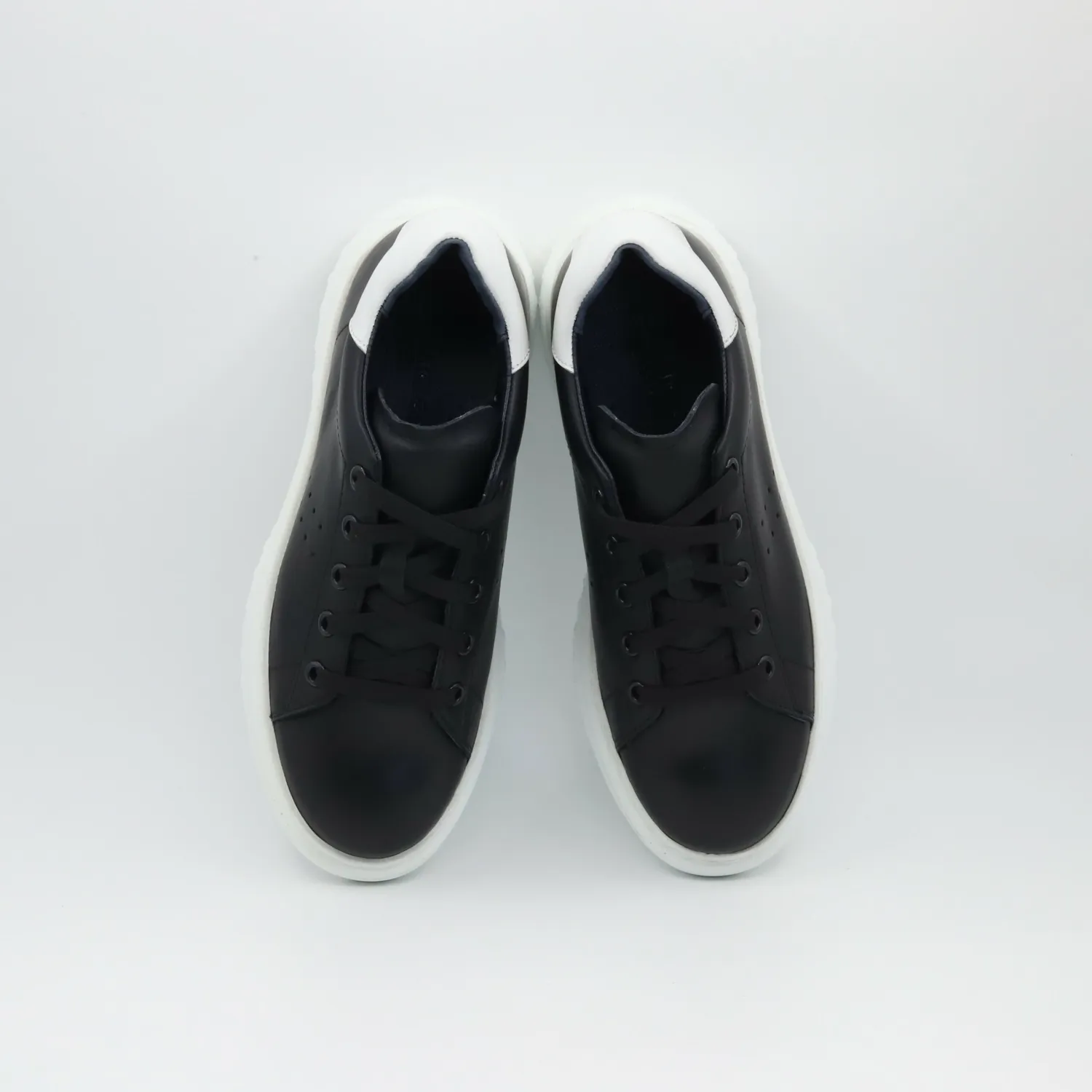 Lucas Shoes 5101 sneakers black white piele